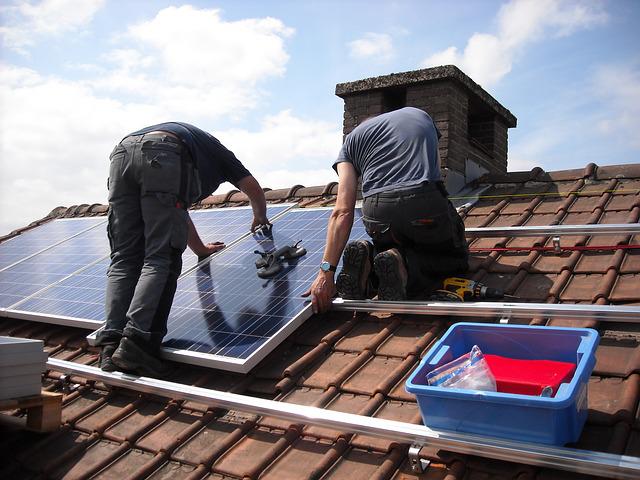 Umístění solárních panelů